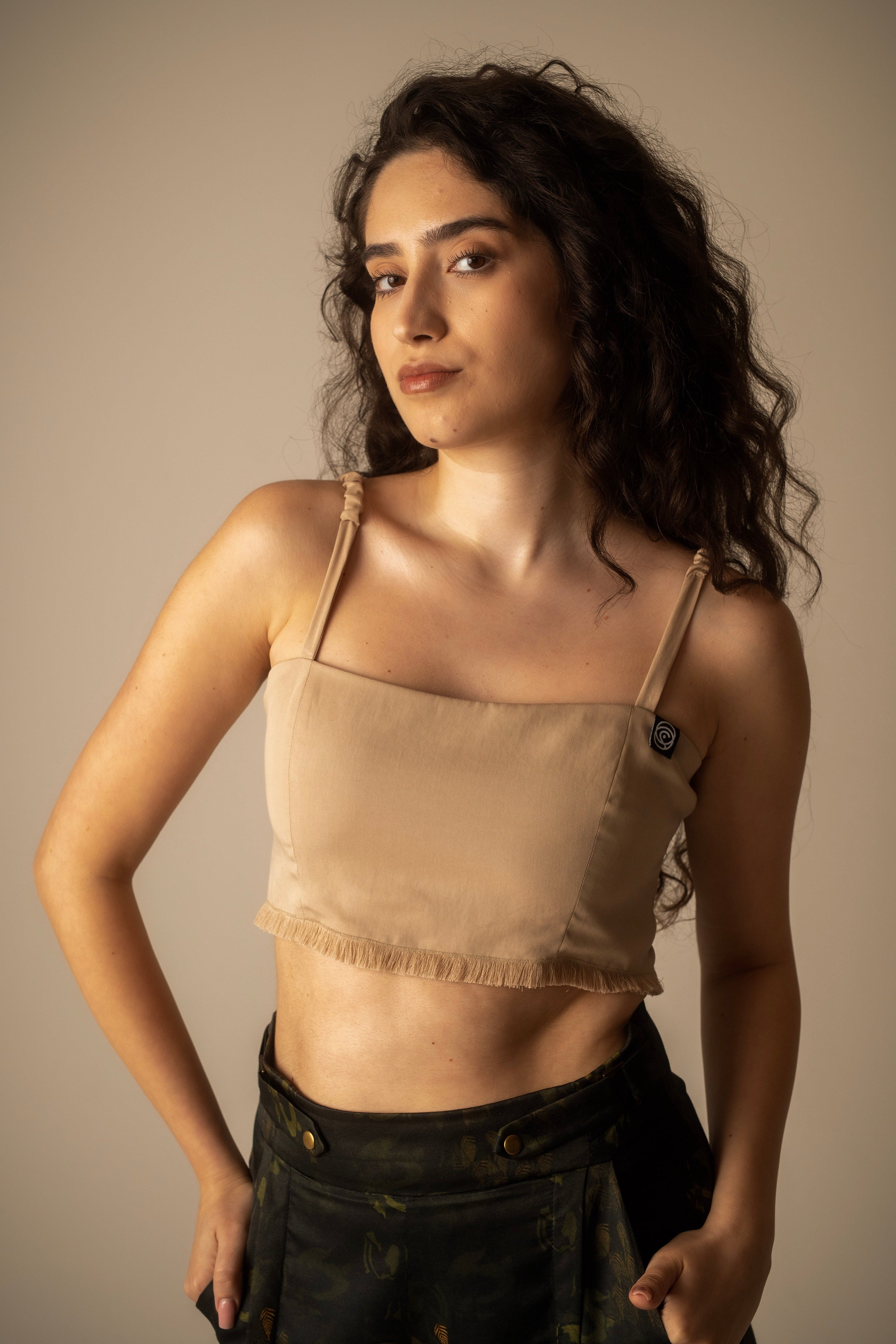 Stone Crop Fringe Bralette