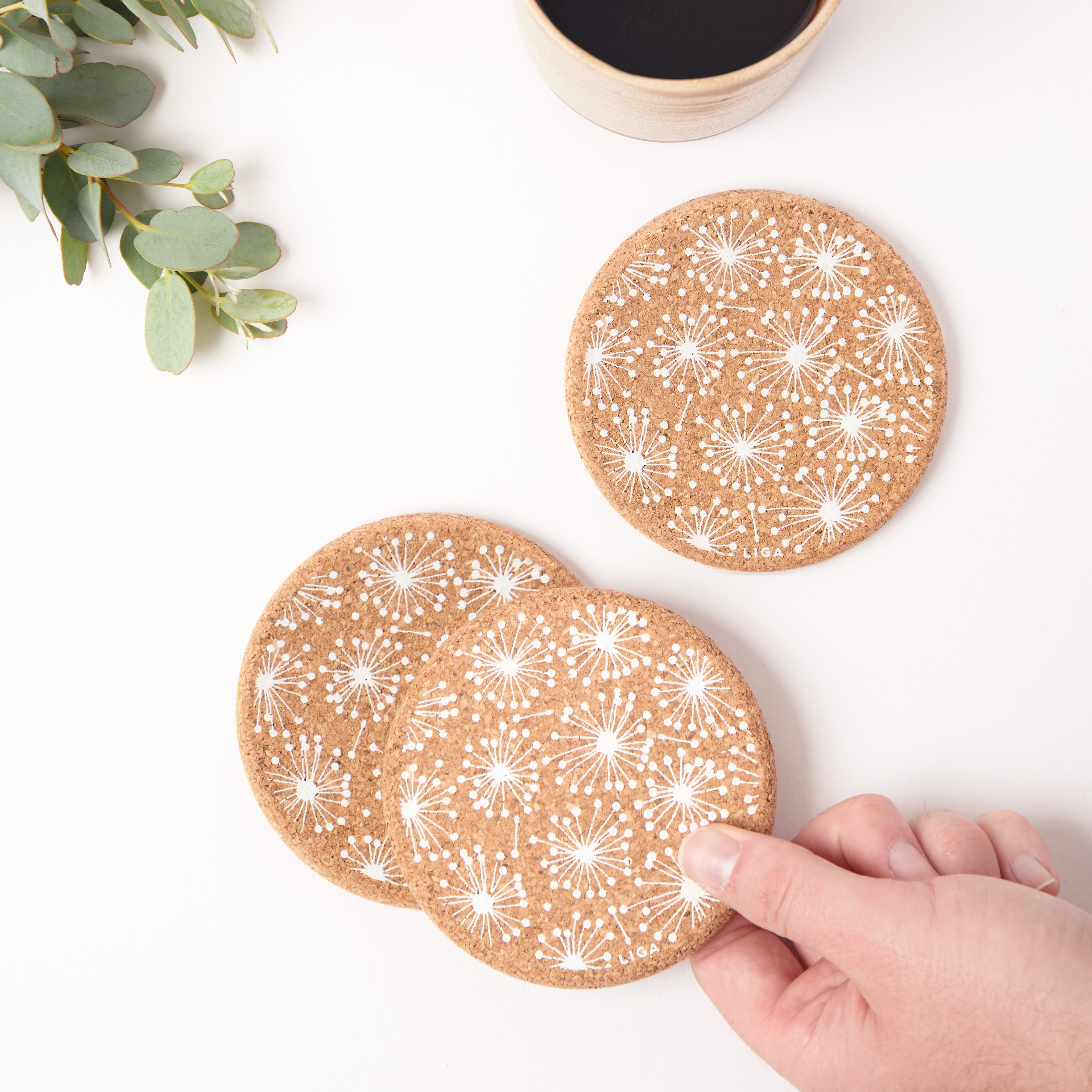 Cork Coasters | Dandelion