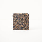 Dash Recycled Rubber & Cork Coasters | Square Set of 4