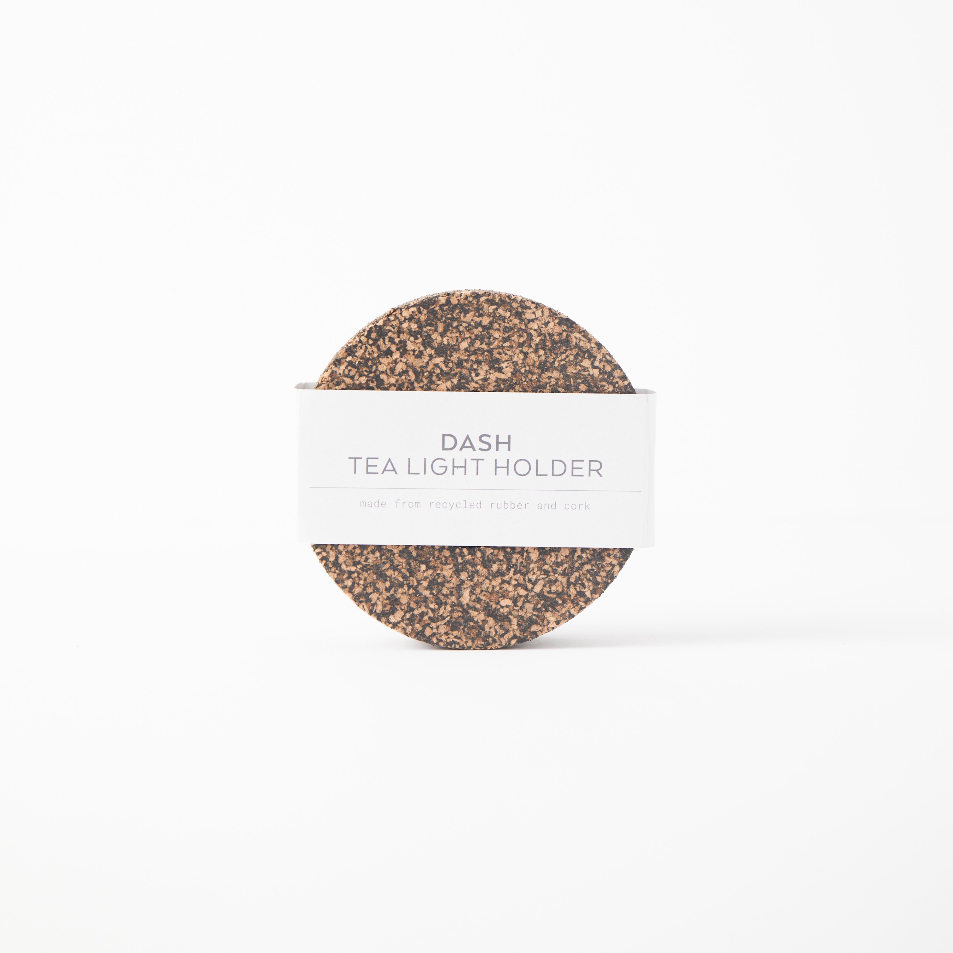 Eco Tea Light Holder | Eco Recycled Rubber and Cork
