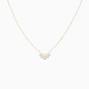 Rising Star Diamond Charm Necklace