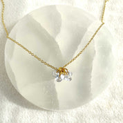 Rising Star Diamond Cluster Necklace