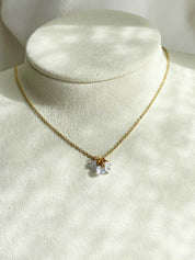 Rising Star Diamond Large and Small Cluster Necklace