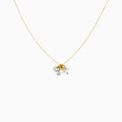 Rising Star Diamond Cluster Necklace