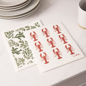 Eco Dishcloths | Red Lobster & Seaweed