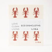 Eco Dishcloths | Red Lobster & Seaweed