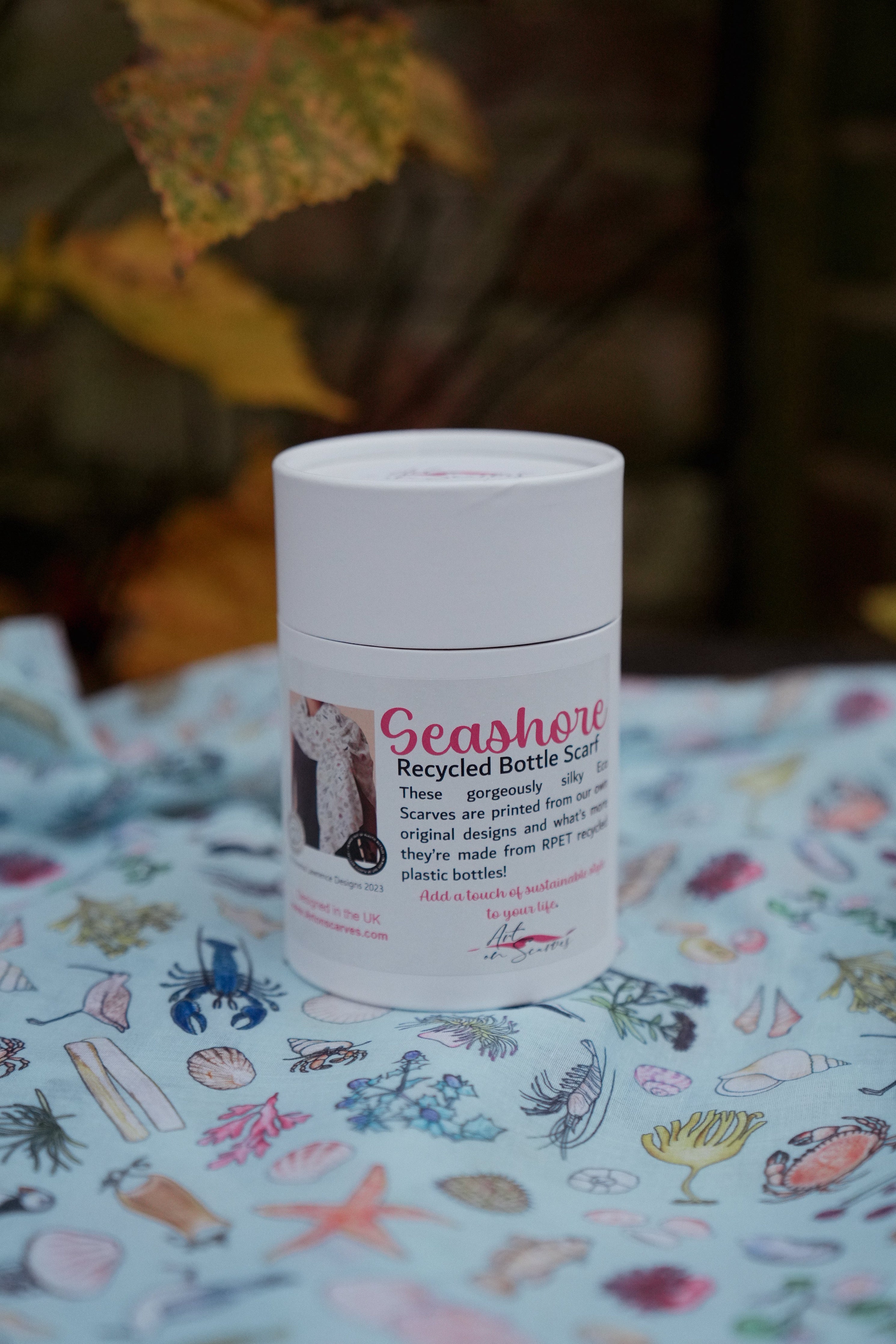 Recycled Bottle Scarf - Seashore