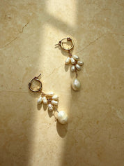 Ivory Pearl Drop Earrings