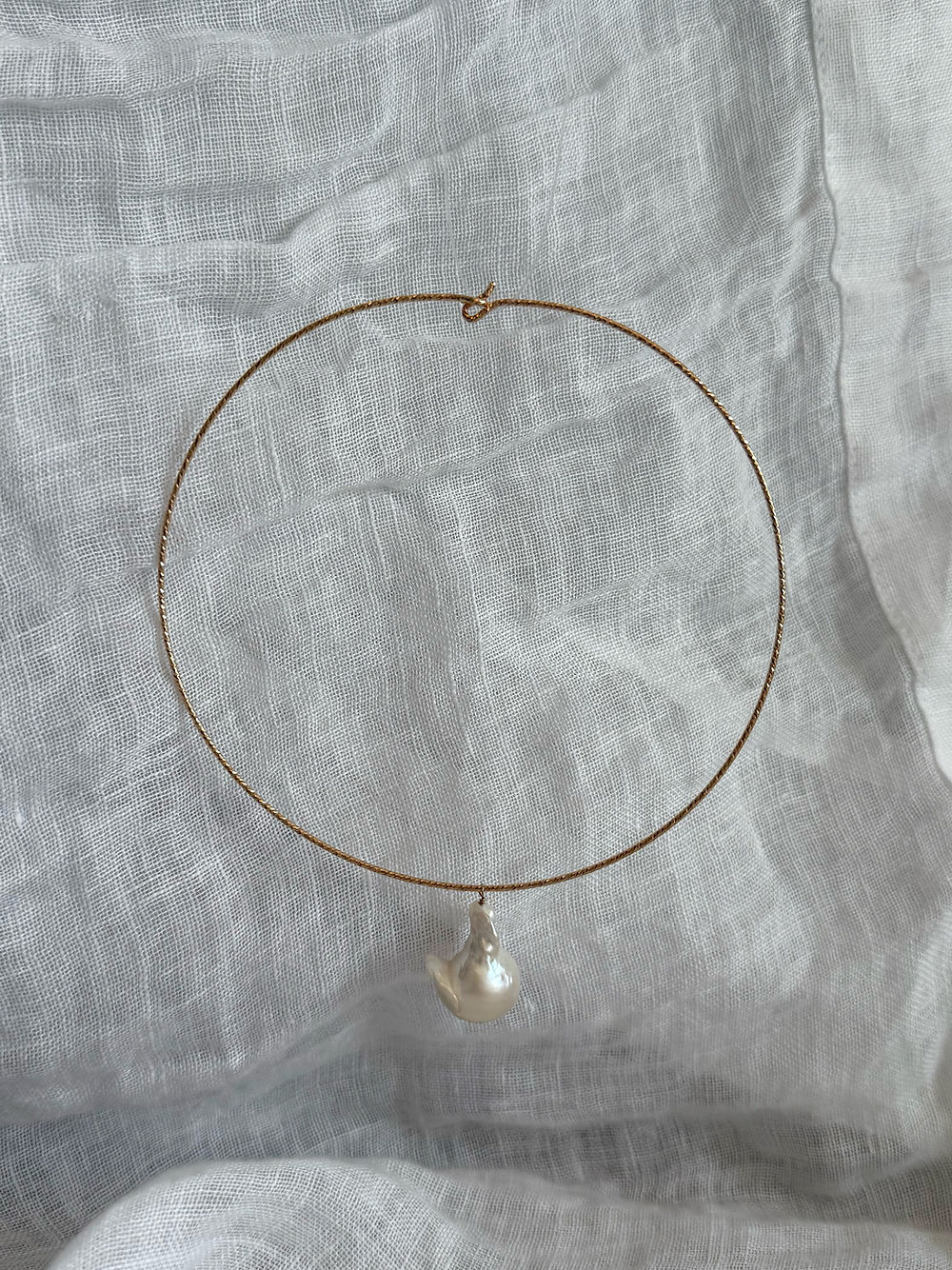 Flameball Pearl Choker