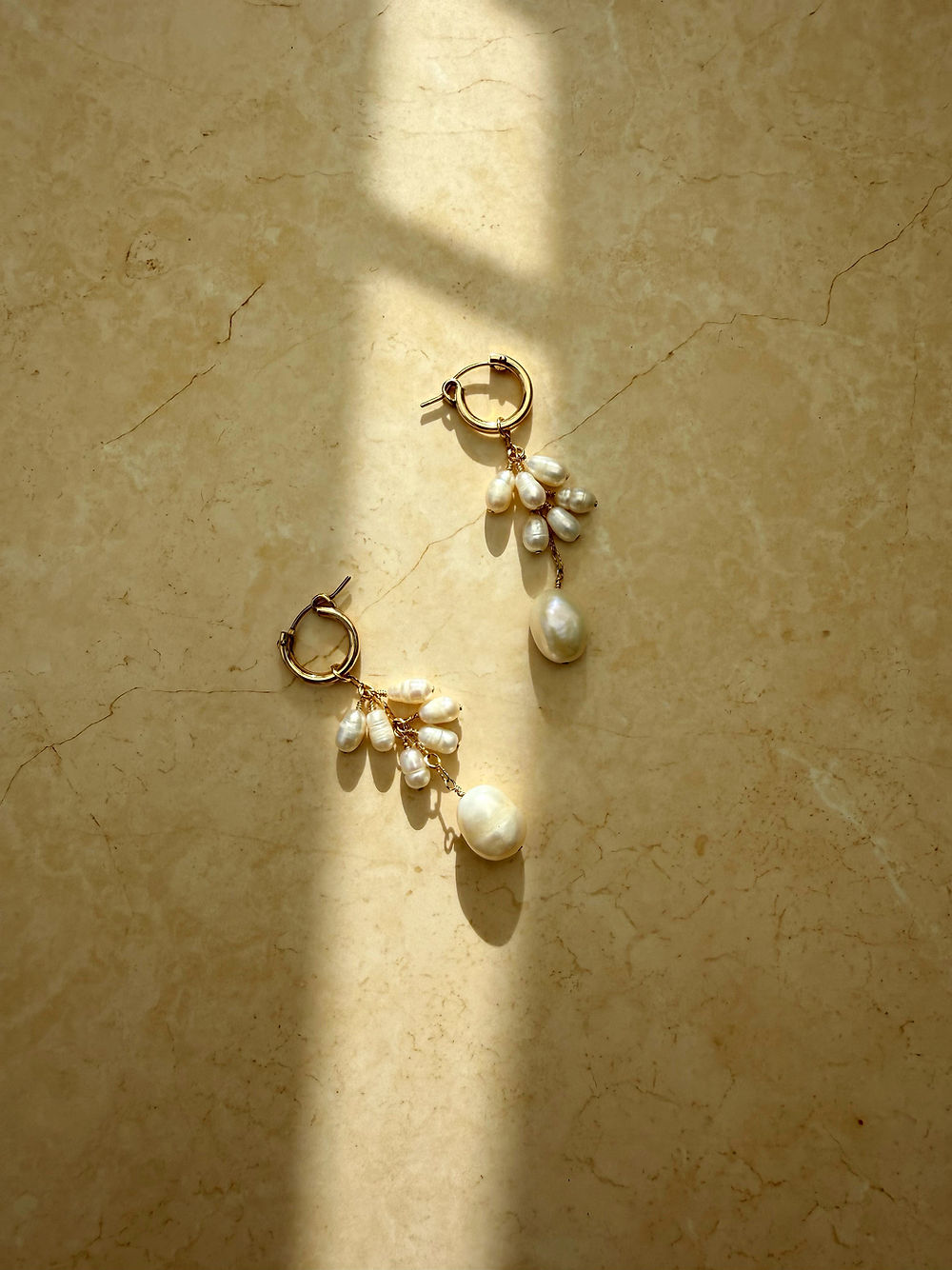 Ivory Pearl Drop Earrings