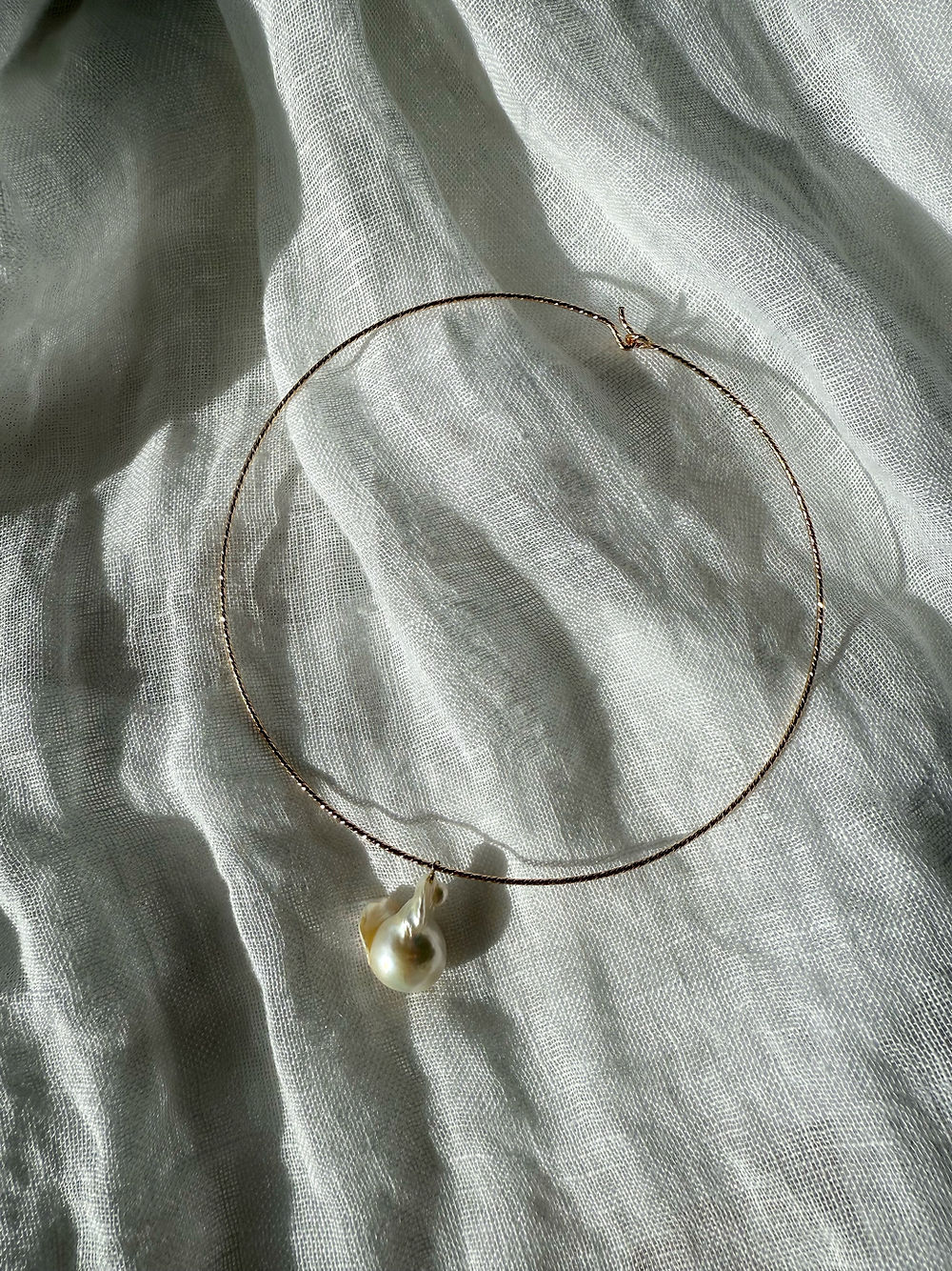 Flameball Pearl Choker