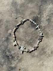 Mixed Pearl, Mother of Pearl & Quartz Necklace