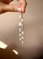 Descending Pearl Earrings