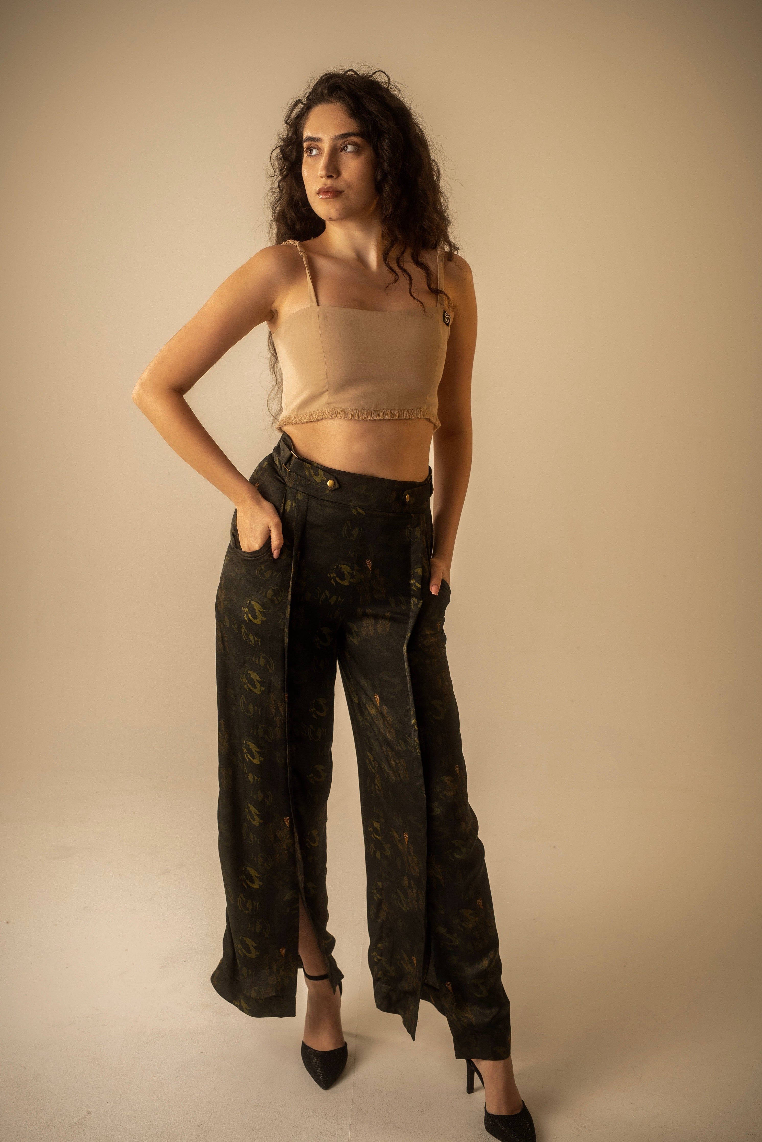 Stone Crop Fringe Bralette