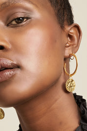 Esmeralda Earrings | Gold