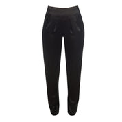 Estella Ebony Silk Trousers