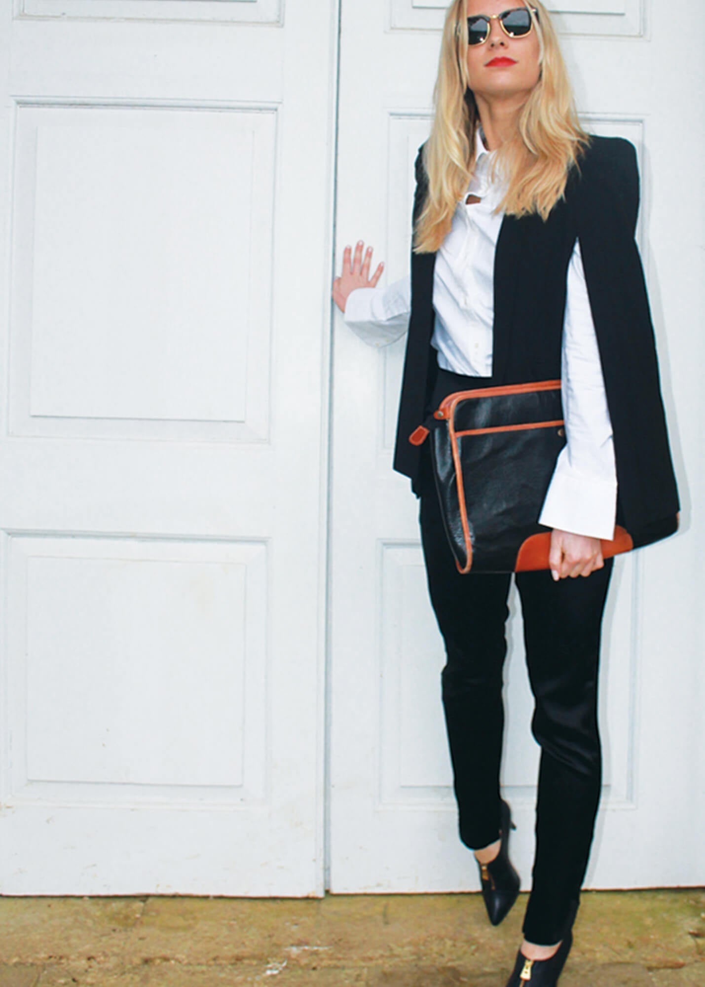 Estella Ebony Silk Trousers