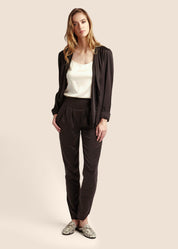 Estella Ebony Silk Trousers