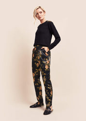 Estella Flora Silk Trousers