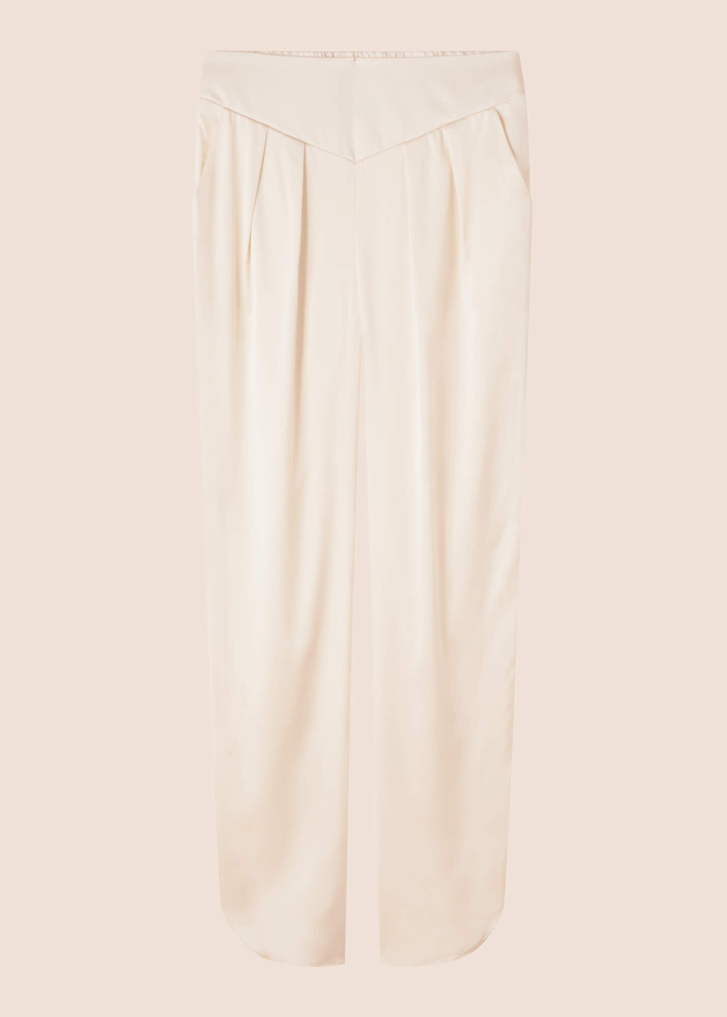 Estella Pearl Silk Trousers