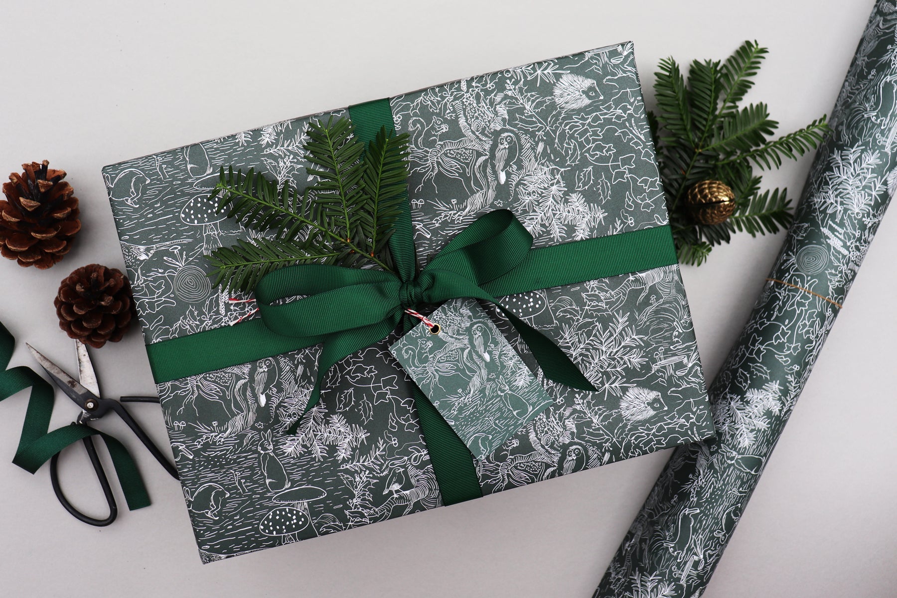 FABLE FOREST CHRISTMAS WRAPPING PAPER