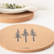 Cork Placemats | Fir Trees