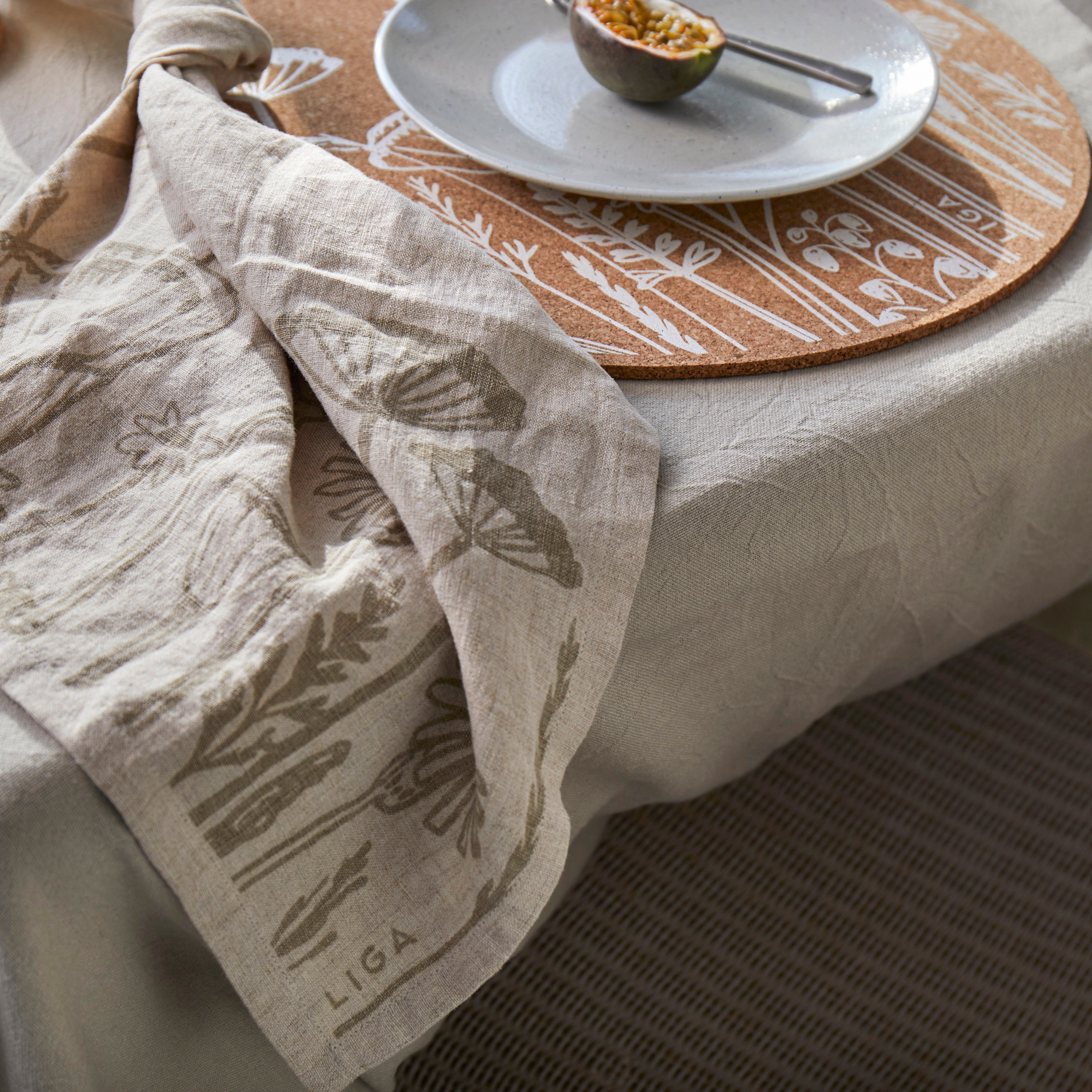 Cork Max Placemats | Flowers | Set of 2