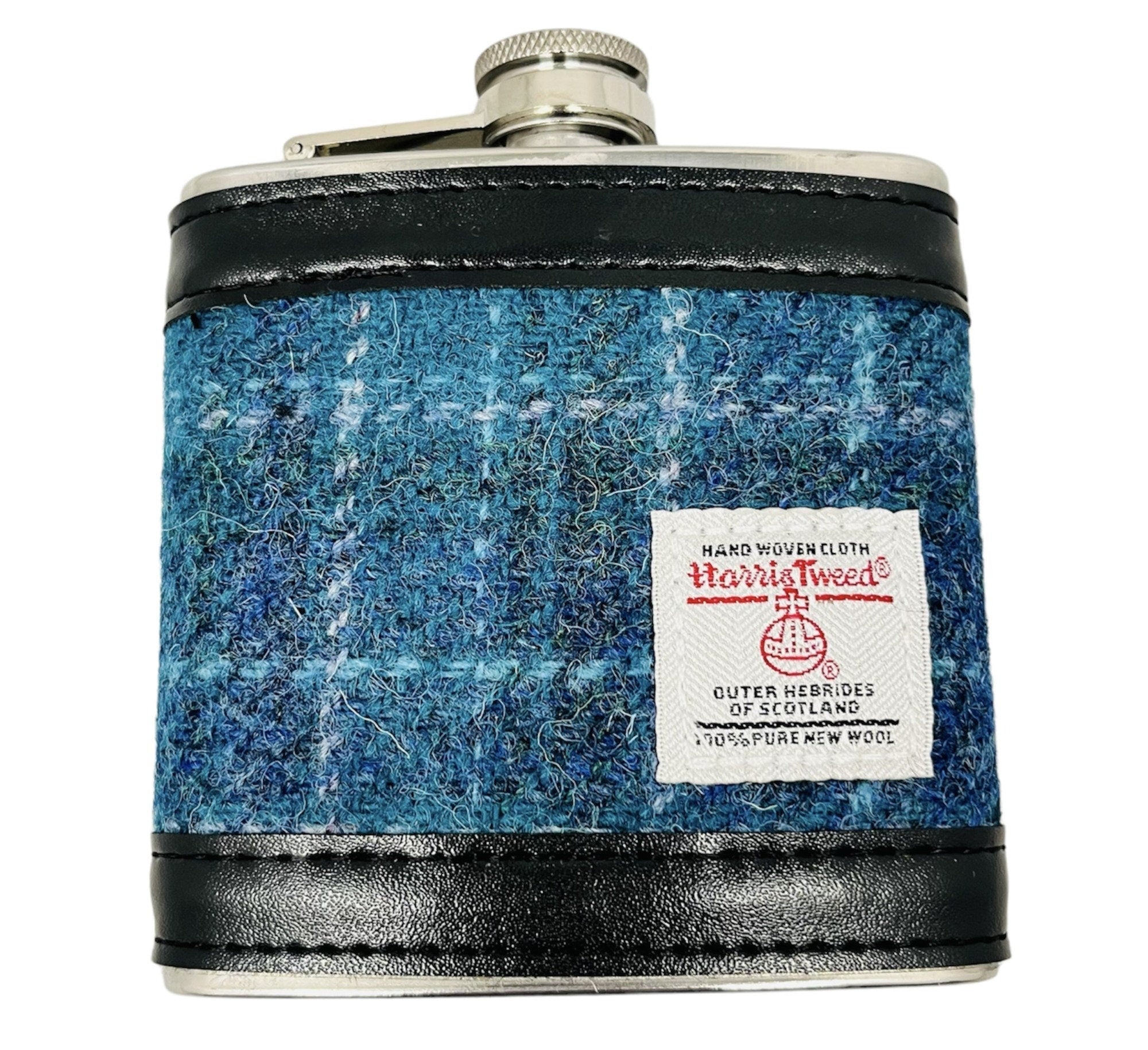 Harris Tweed Hip Flask 6oz