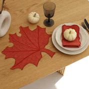 Maple Leaf Cotton Placemats (Set of 2)