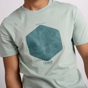 ORGANIC HEX MAP PRINT TEE