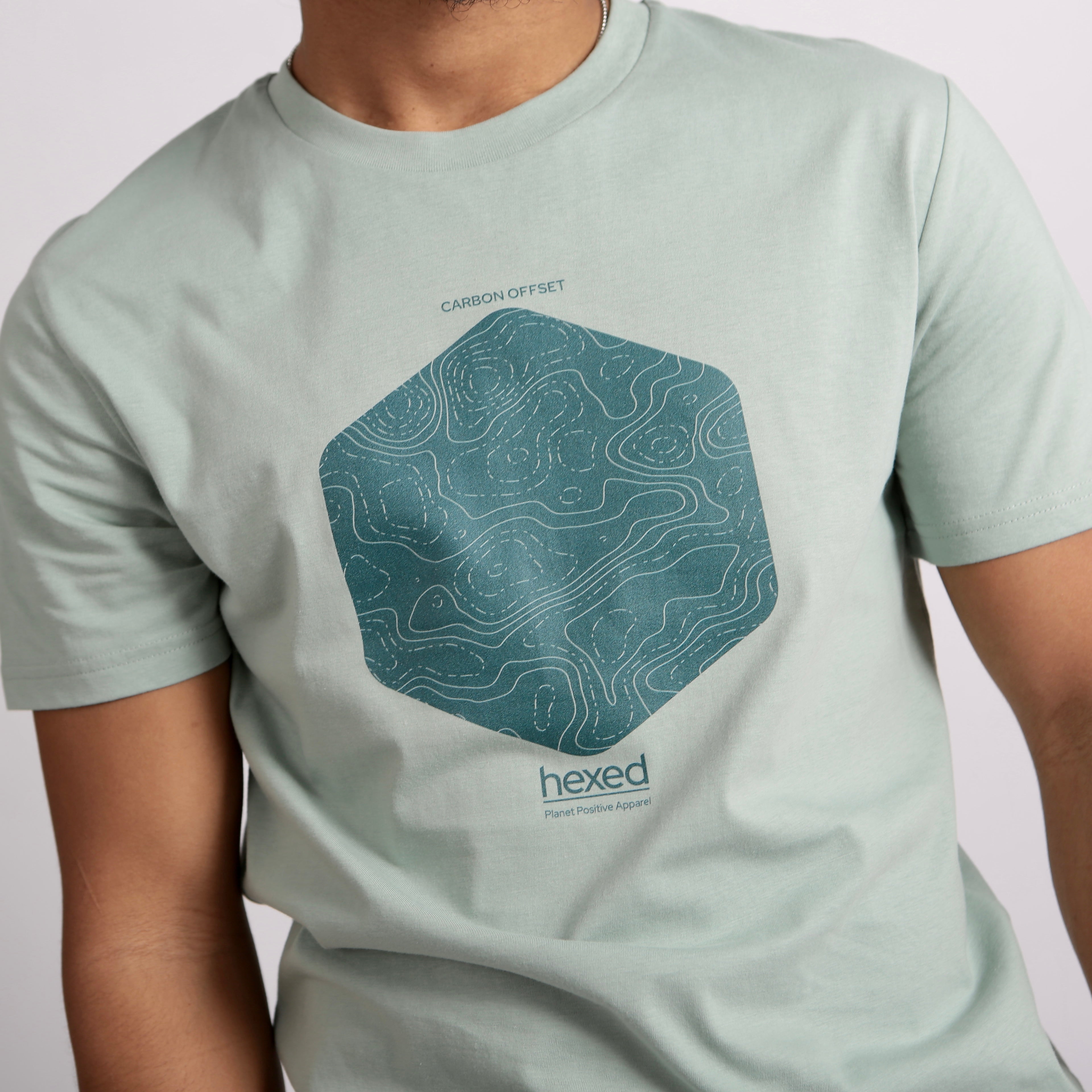 ORGANIC HEX MAP PRINT TEE