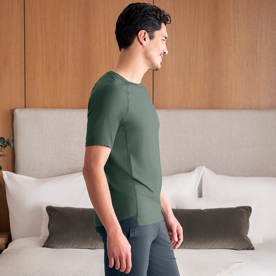 Sleep t-shirt men —NATTWELL™ SLEEP TECH