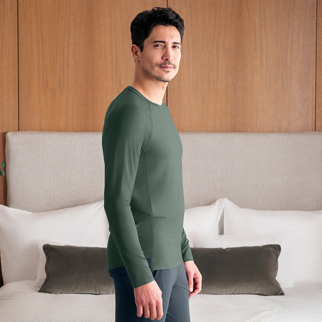 SLEEP LONG SLEEVE MEN  —NATTWELL™ SLEEP TECH