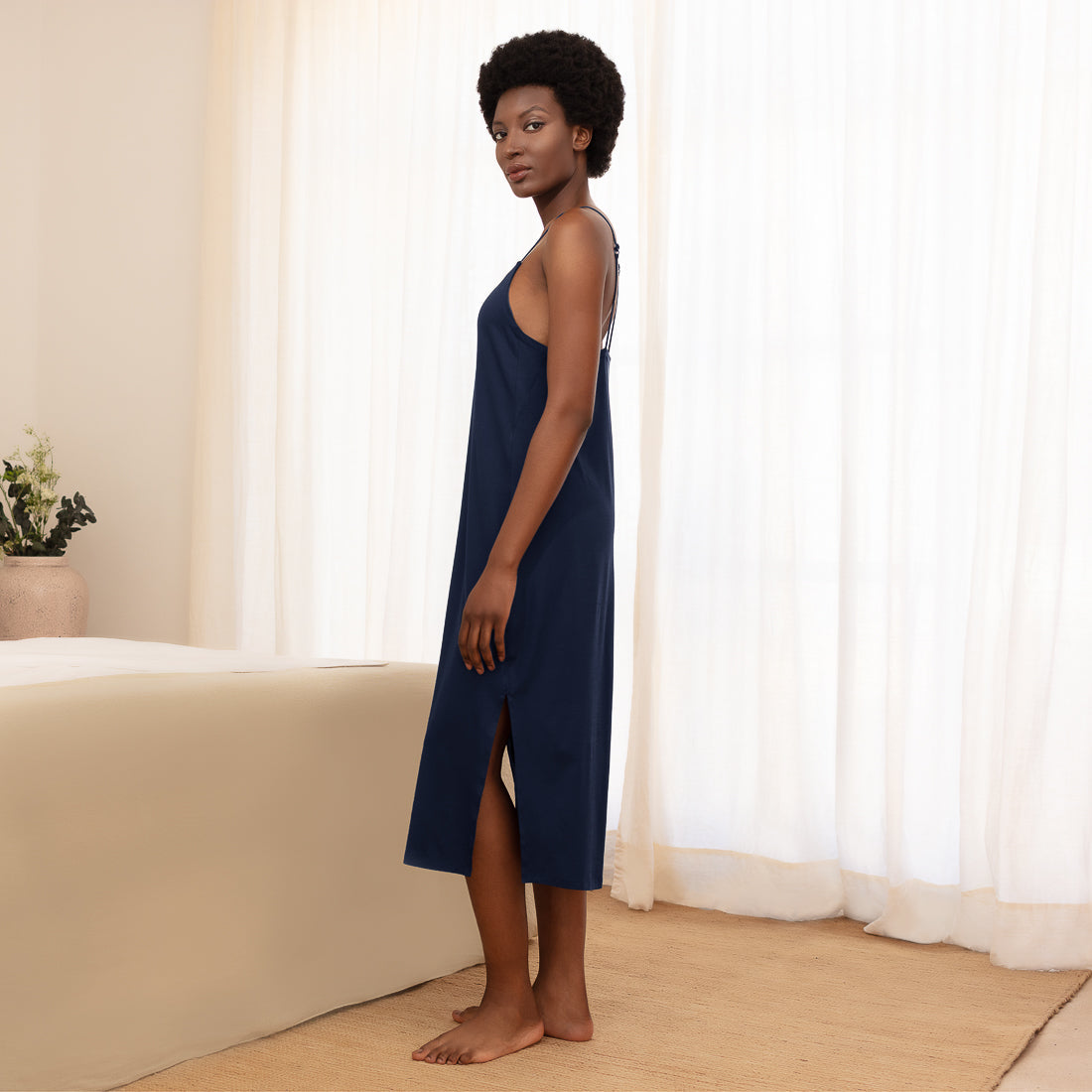 Long slip dress women —NATTCOOL™ SLEEP TECH