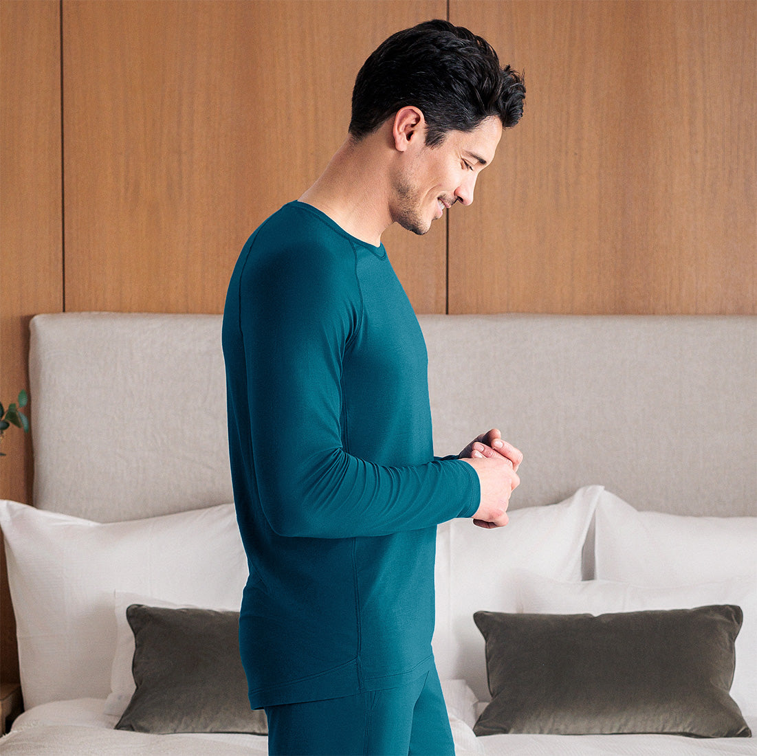 SLEEP LONG SLEEVE MEN  —NATTWELL™ SLEEP TECH