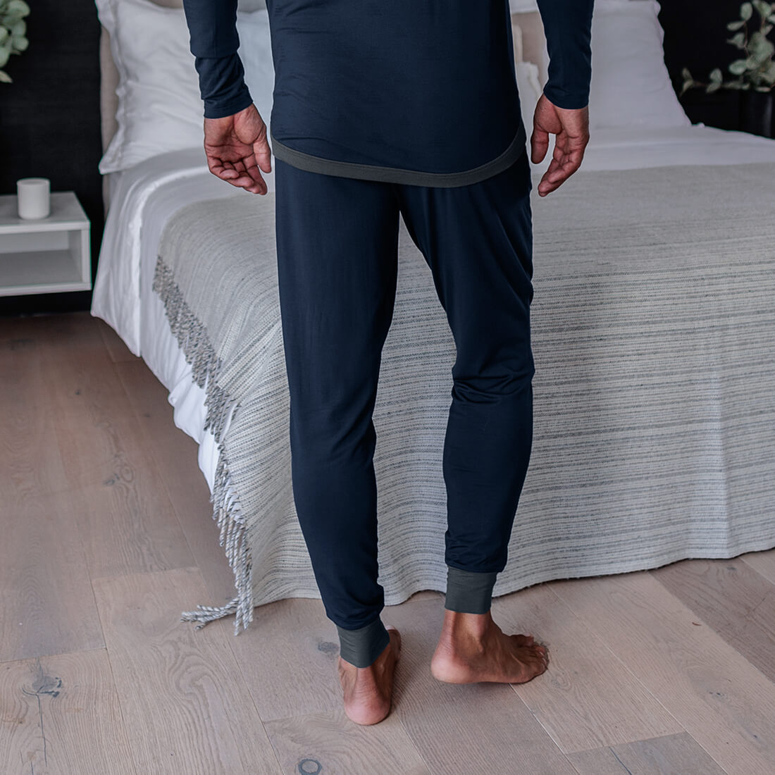 Sleep pants cuff men—NATTWELL™ SLEEP TECH