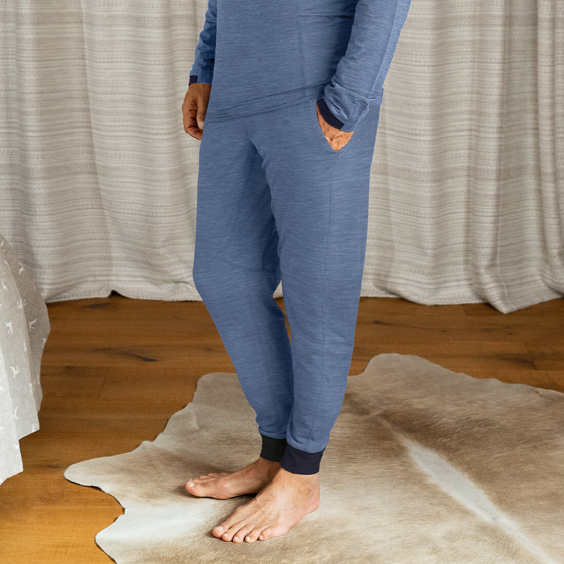 Sleep pants cuff men —NATTWARM™ SLEEP TECH