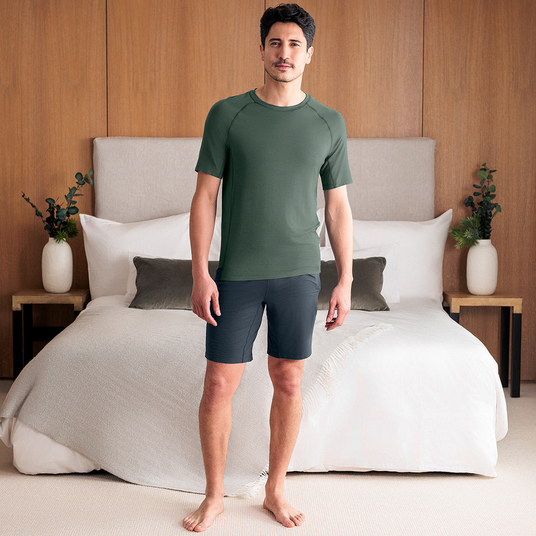 Sleep t-shirt men —NATTWELL™ SLEEP TECH