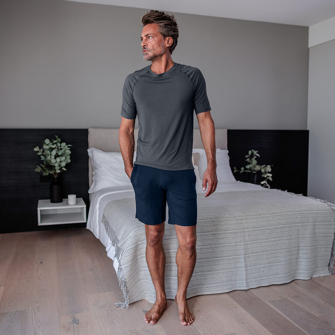 Sleep t-shirt men —NATTWELL™ SLEEP TECH