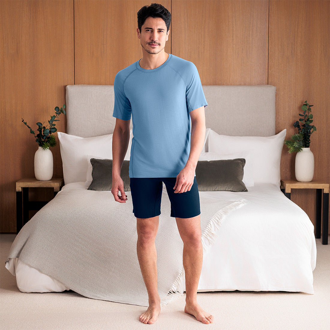 Sleep t-shirt men —NATTWELL™ SLEEP TECH