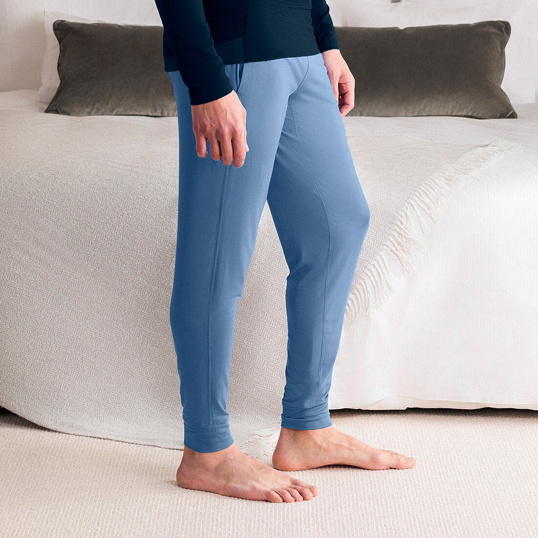 Sleep pants cuff men—NATTWELL™ SLEEP TECH