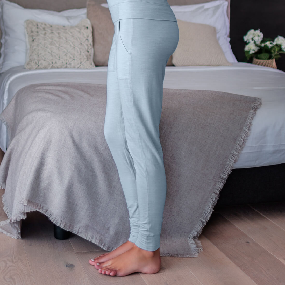 SLEEP PANTS CUFF WOMEN —NATTWARM™ SLEEP TECH