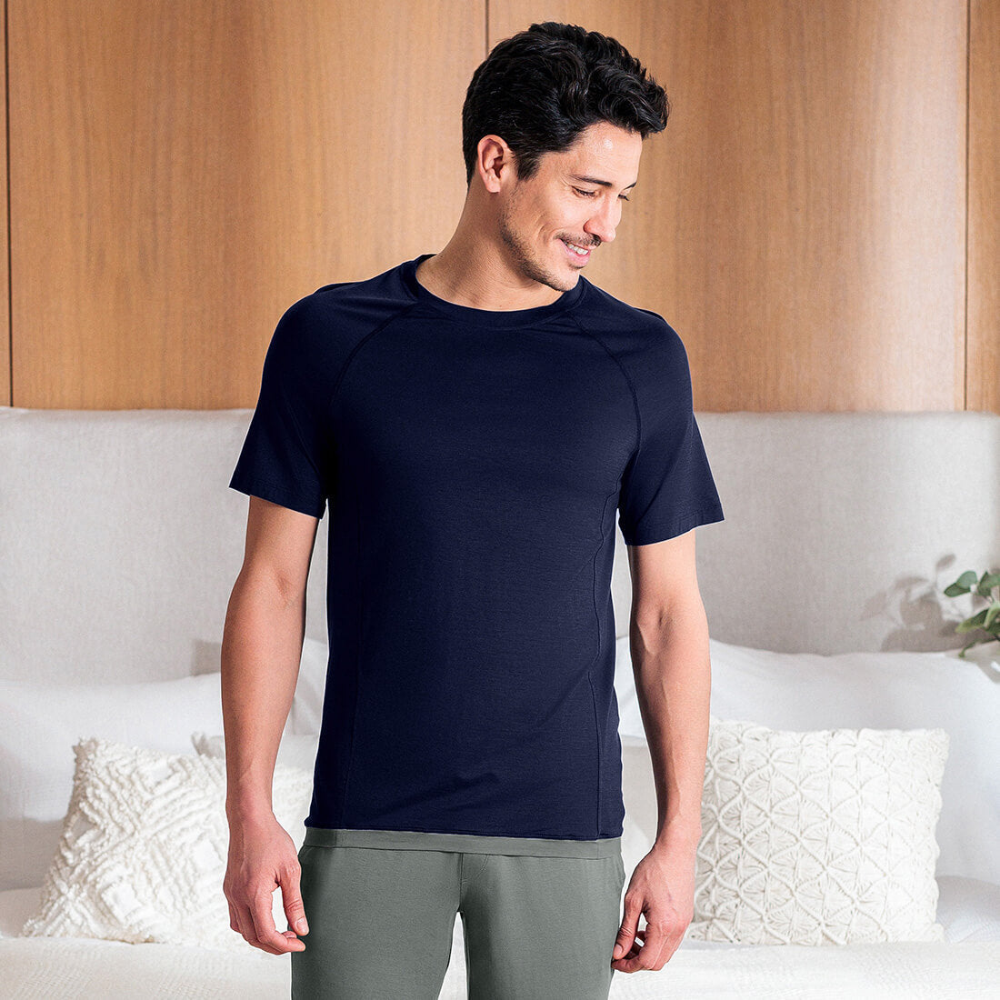 Sleep t-shirt men—NATTCOOL™ SLEEP TECH