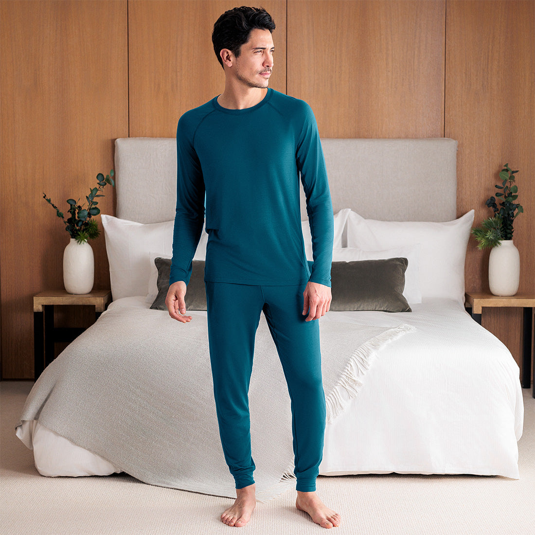 SLEEP LONG SLEEVE MEN  —NATTWELL™ SLEEP TECH