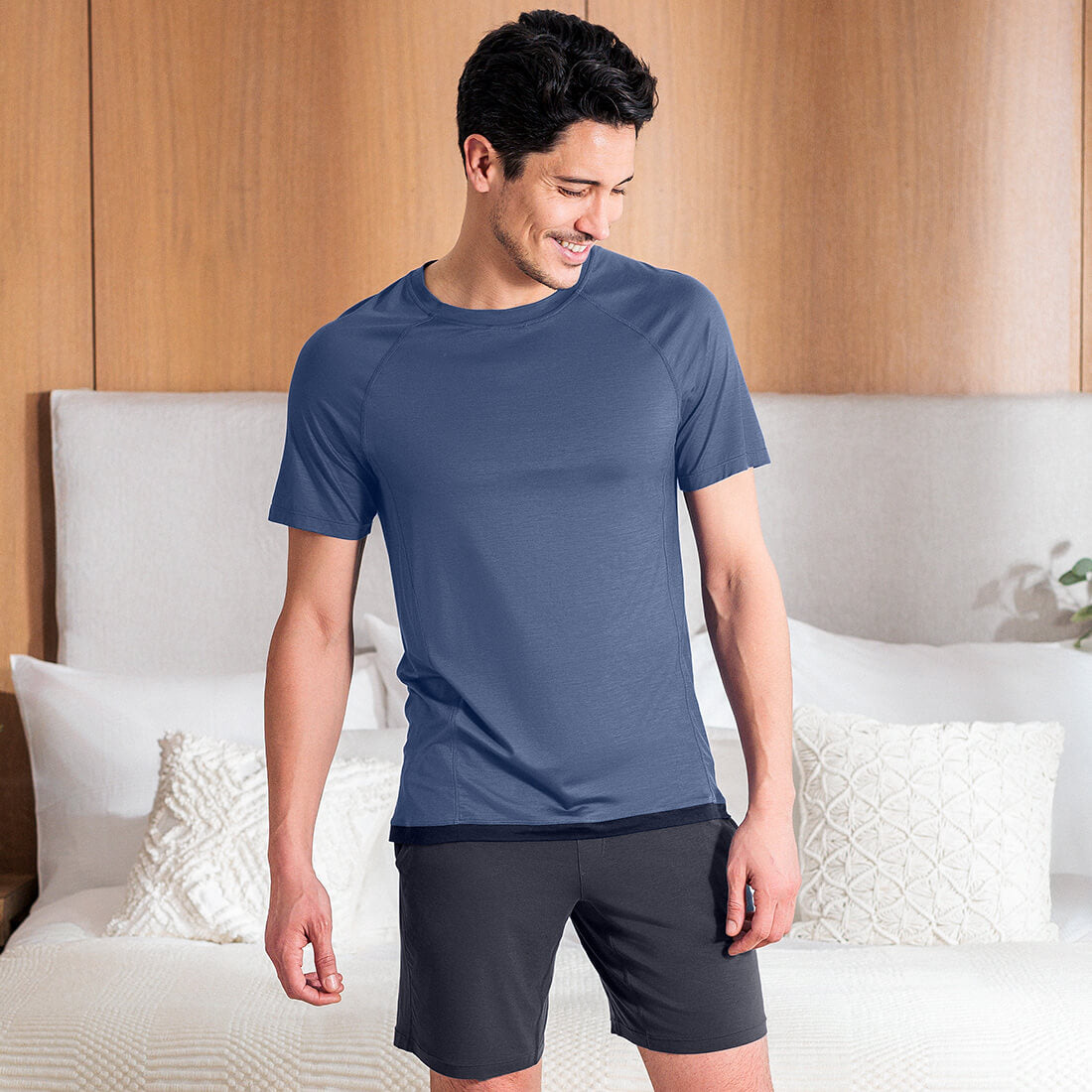 Sleep t-shirt men—NATTCOOL™ SLEEP TECH