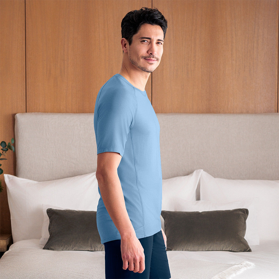 Sleep t-shirt men —NATTWELL™ SLEEP TECH