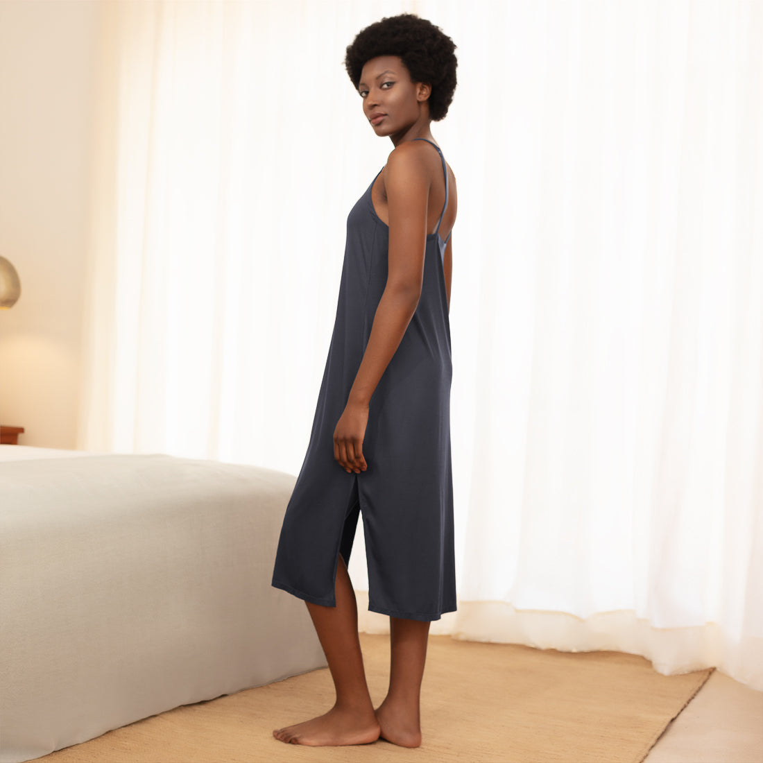 Long slip dress women —NATTCOOL™ SLEEP TECH