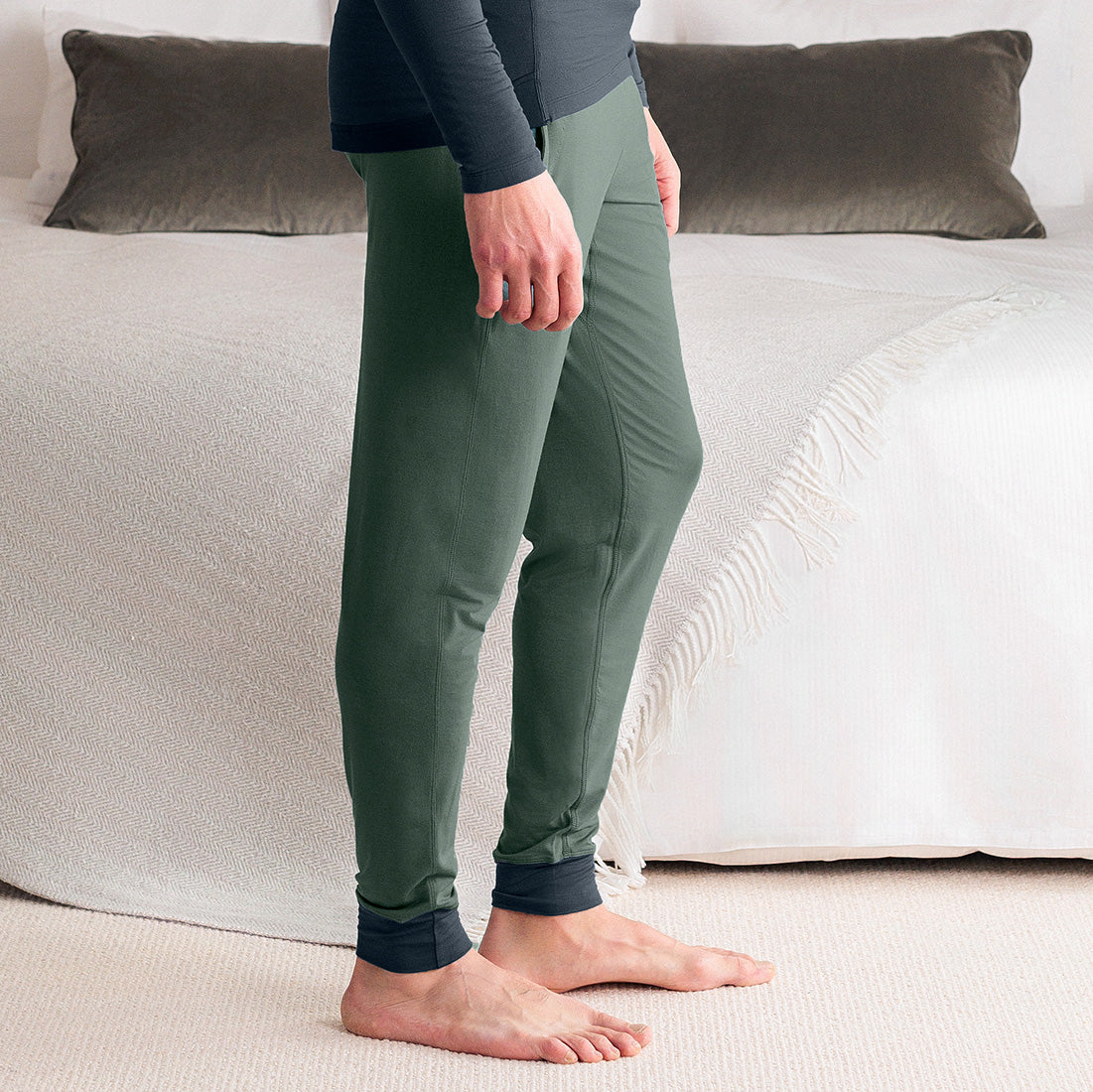 Sleep pants cuff men—NATTWELL™ SLEEP TECH