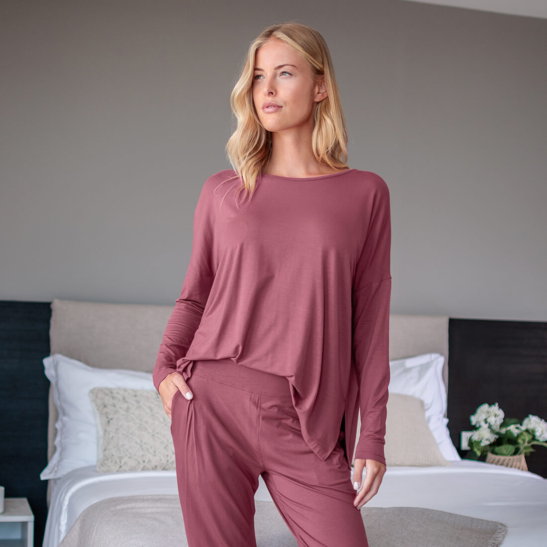 Long sleeve loose fit top — NATTWELL™