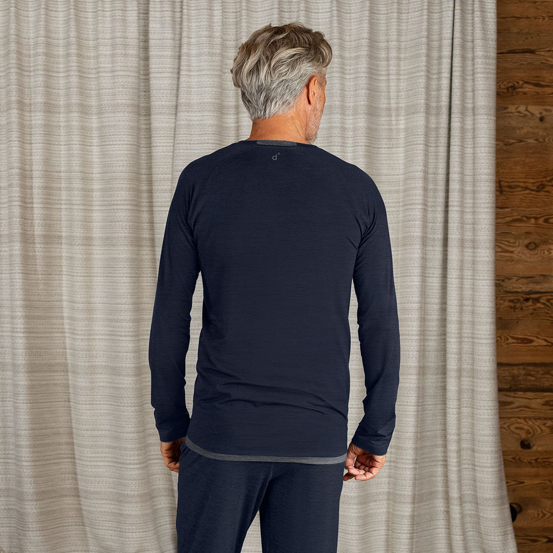 Sleep long sleeve top men—NATTWARM™ SLEEP TECH